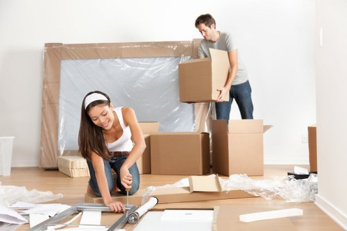 Customer raising a service complaint during a moving job review