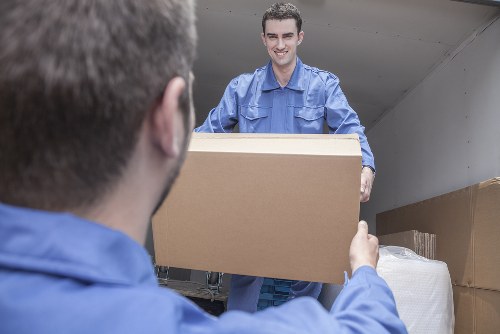 Office relocation team planning a business move in Surrey