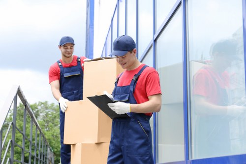 House movers assisting a family relocation in Surrey