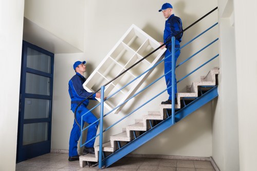 Local movers preparing a Surrey home relocation