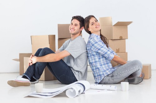 Local Surrey flat and office moving service with removals van
