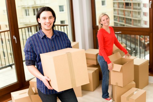 Professional van loading service for a move in Surrey